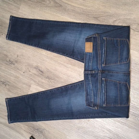 sac319 🦅American Eagle Super Stretch Low Rise Skinny Size 4 w/ 28.5" Inseam - Picture 2 of 10